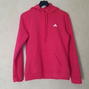 Adidas red ultimate fleece hoodie small